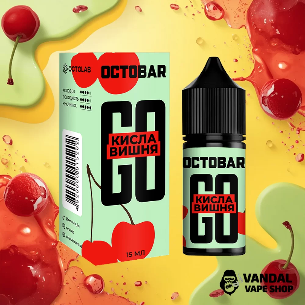 Набор для самозамеса Octobar Go 30 мл 50 мг Hard со вкусом кислой вишни