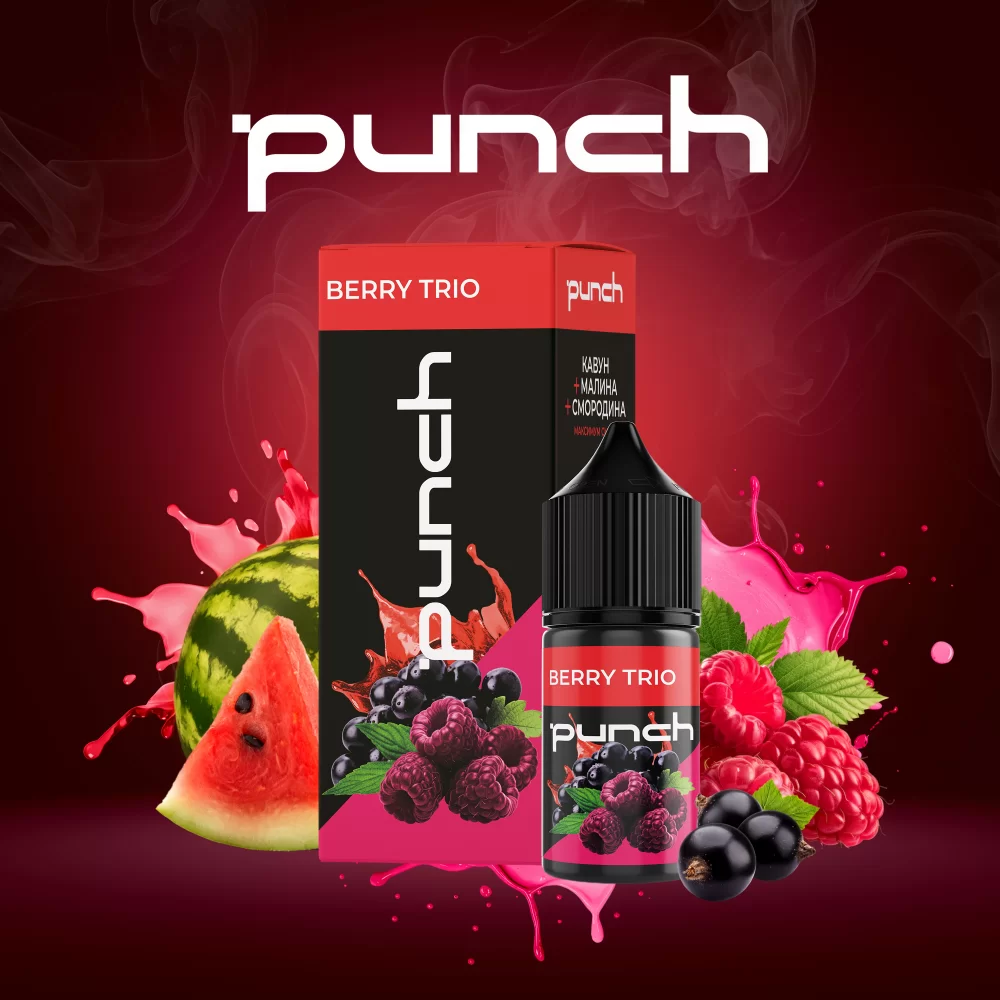 Набор для самозамеса Punch 30 мл 30/50 мг со вкусом арбуза, малины и смородины