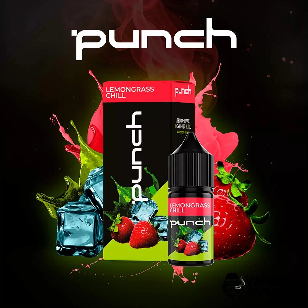 Набор для самозамеса Punch 30 мл 30/50 мг со вкусом лемонграс, земляника и лед