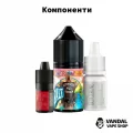 Набір для самозамісу Troublemaker Salt 30 мл 25 мг зі смаком ягідного пончика Набір для самозамісу Troublemaker Salt 30 мл 25 мг зі смаком ягідного пончика