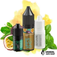 Набір Vape Shot 15 мл 25 мг - Passion fruit-mint