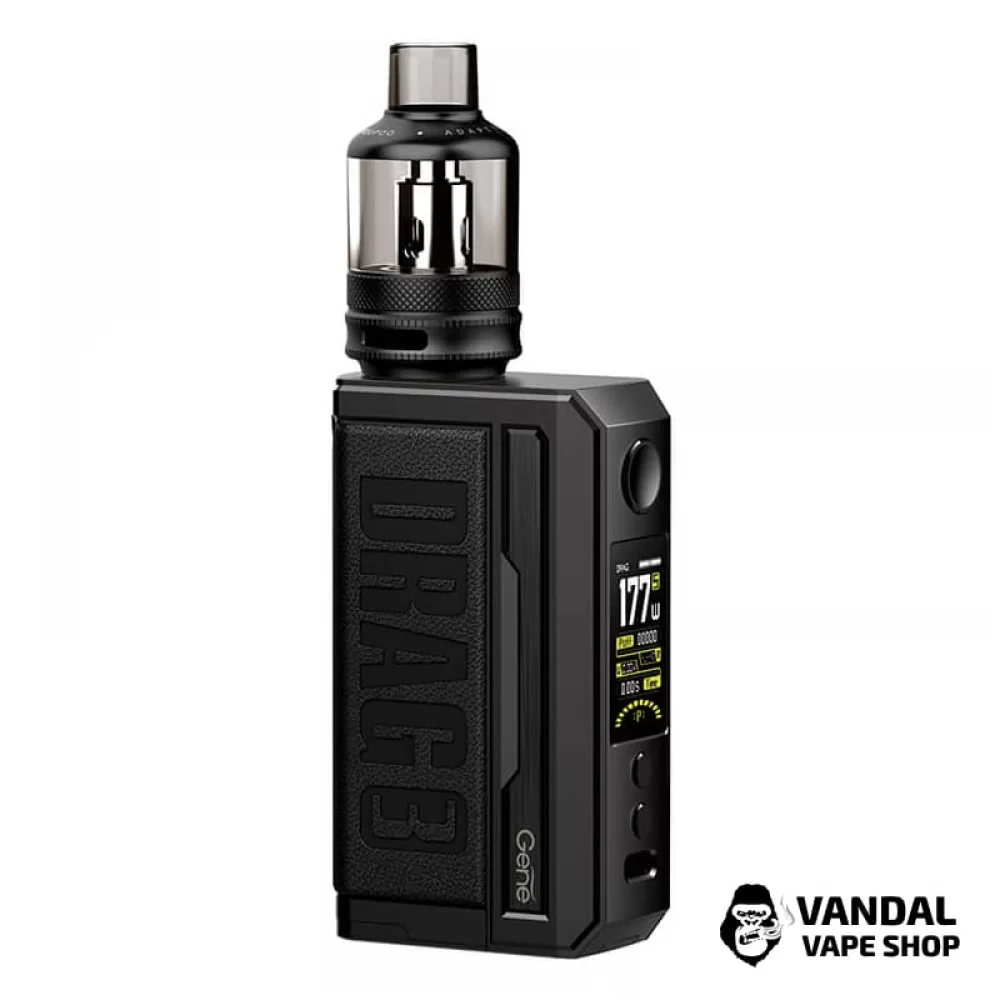 Стартовий набір Voopoo Drag 3 Kit with TPP Tank у чорному кольорі