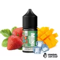 Жидкость Mini Liquid - 30 мл на солевом никотине 30 мг со вкусом клубники и манго с холодком Жидкость Mini Liquid - 30 мл на солевом никотине 30 мг со вкусом клубники и манго с холодком