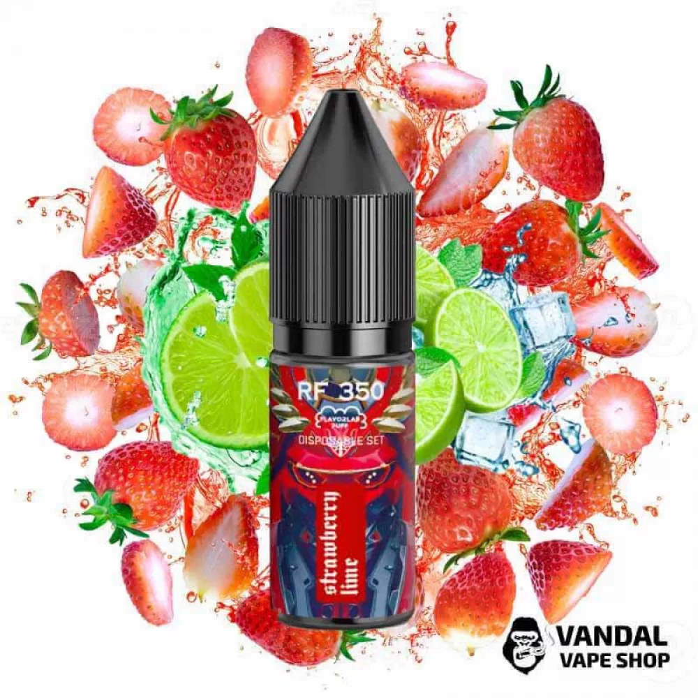 ЖИДКОСТЬ Flavorlab FL 350 30 мл НА СОЛЕВОМ НИКОТИНЕ 50 мг со вкусом клубники и лайма