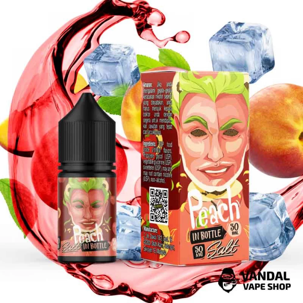 Жидкость In Bottle Salt 30 мл на солевом никотине 50 мг со вкусом персика