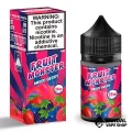 Преміальна сольова рідина Fruit Monster Salt 30 мл 48 мг зі смаком міксу ягід Преміальна сольова рідина Fruit Monster Salt 30 мл 48 мг зі смаком міксу ягід