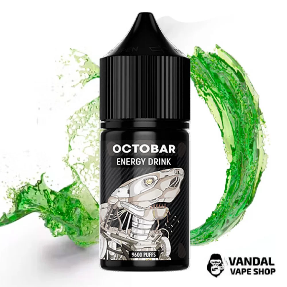 ЖИДКОСТЬ Octobar 30 мл НА СОЛЕВОМ НИКОТИНЕ 50 мг со вкусом энергетика ЖИДКОСТЬ Octobar 30 мл НА СОЛЕВОМ НИКОТИНЕ 50 мг со вкусом энергетика
