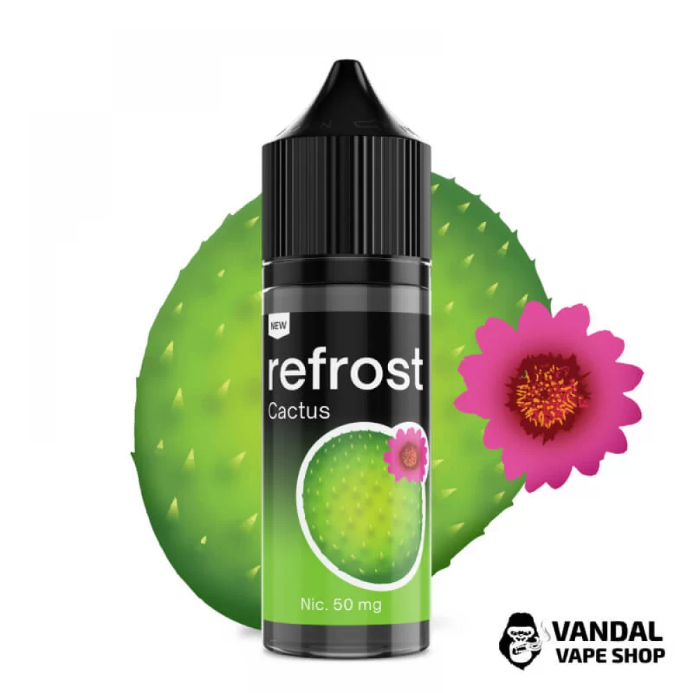 Рідина Refrost Salt 15 мл на сольовому нікотині 50 мг зі смаком кактуса Рідина Refrost Salt 15 мл на сольовому нікотині 50 мг зі смаком кактуса