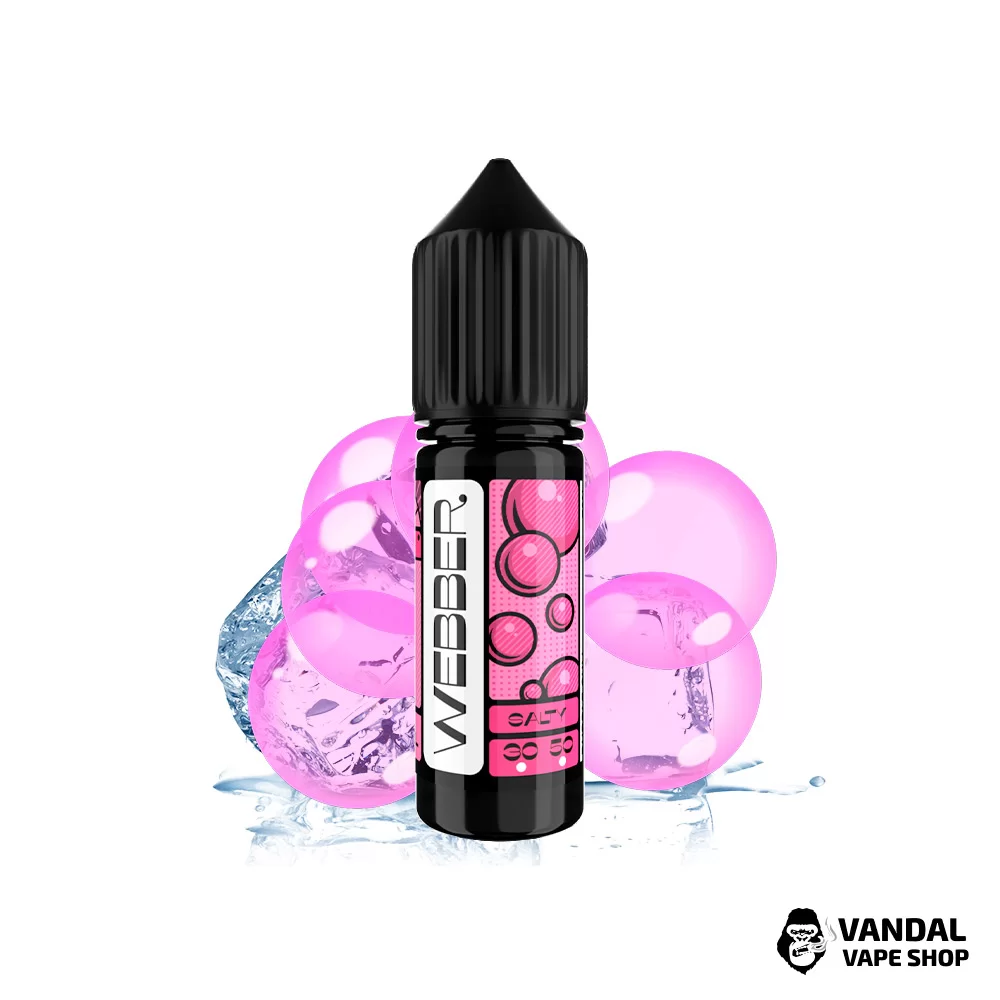РІДИНА Webber SLT - Mint Bubble Gum 15 мл 30 мг - зі смаком м'ятної солодкої жуйки РІДИНА Webber SLT - Mint Bubble Gum 15 мл 30 мг - зі смаком м'ятної солодкої жуйки