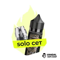 Комбинация Solo VMATE: Картридж Voopoo VMATE + Набор для самозамеса 30 мл