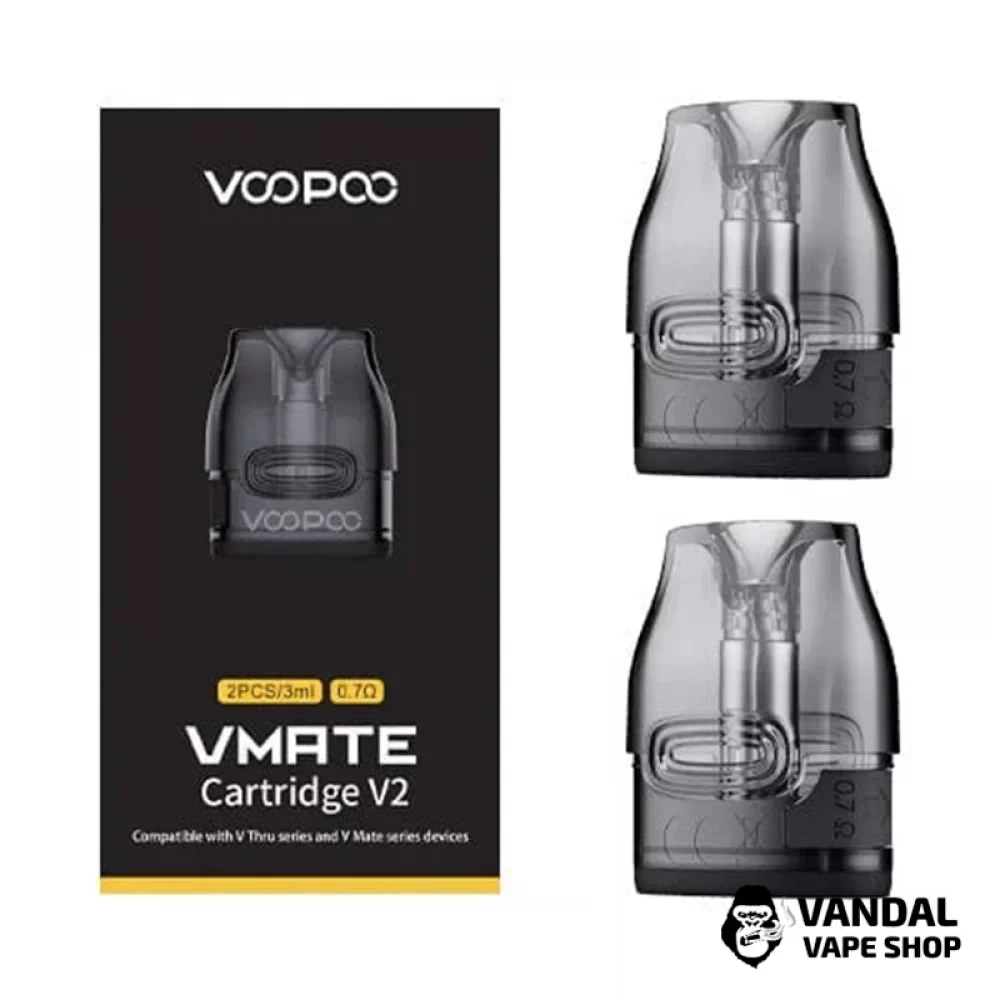 Сменный картридж Voopoo VMATE V2 0.7 Ом Сменный картридж Voopoo VMATE V2 0.7 Ом