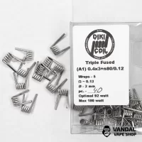 Triple Staggered 0.13 Ohm (A1) 0.4x3+n80/0.12