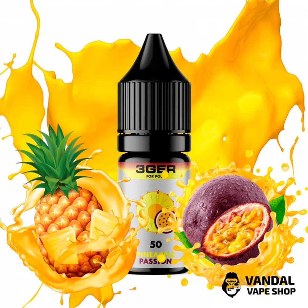 3Ger Salt 10 мл, 50 мг - Pineapple Passion 3Ger Salt 10 мл, 50 мг - Pineapple Passion