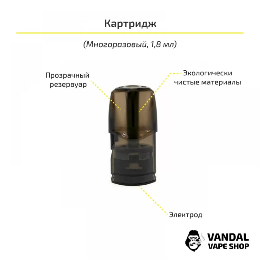 Стартовый набор Nolimit BRO Pod Kit в черном цвете Стартовый набор Nolimit BRO Pod Kit в черном цвете