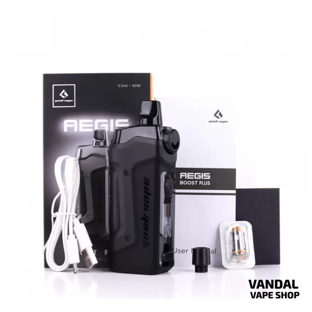 GeekVape Aegis Boost Plus Pod Kit 40W 3-in-1 (Original) в красном цвете