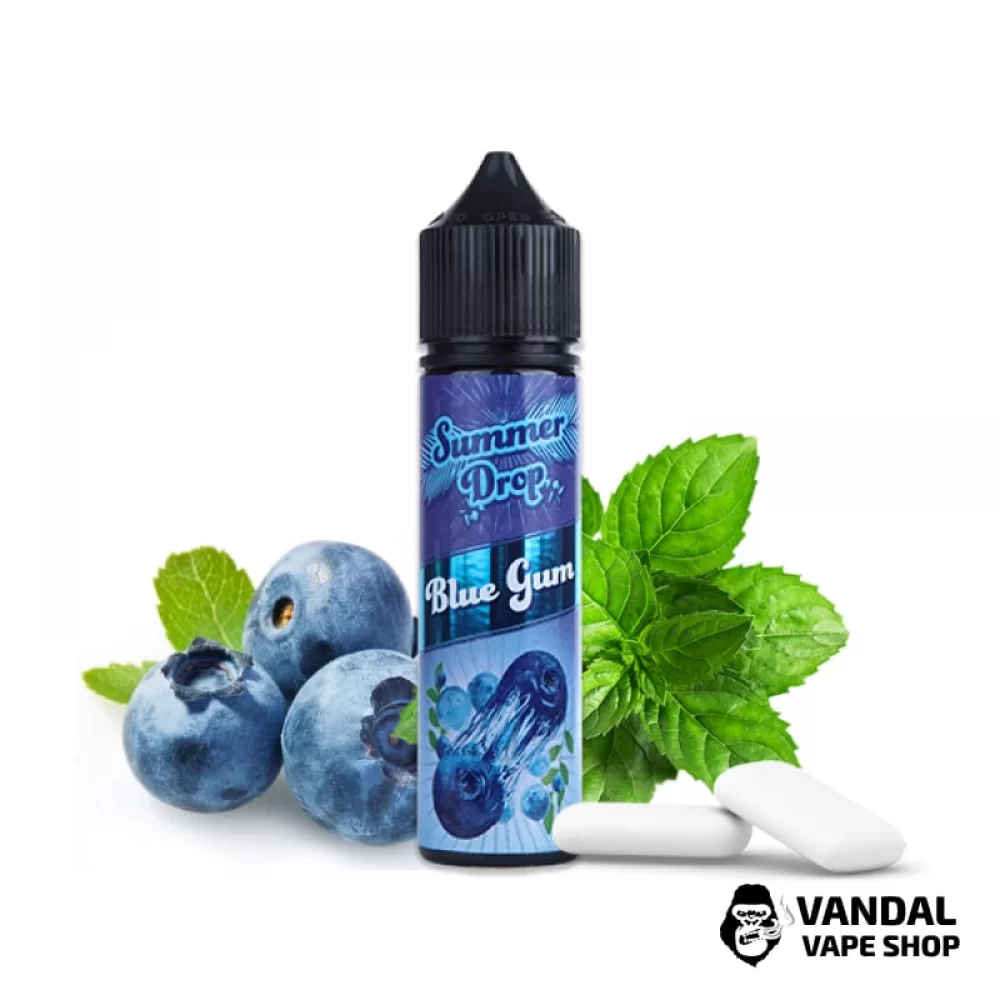 Жидкость Summer Drop Blue Gum 60 мл 3 мг НА ОРГАНИЧЕСКОМ НИКОТИНЕ со вкусом черничной жвачки Жидкость Summer Drop Blue Gum 60 мл 3 мг НА ОРГАНИЧЕСКОМ НИКОТИНЕ со вкусом черничной жвачки
