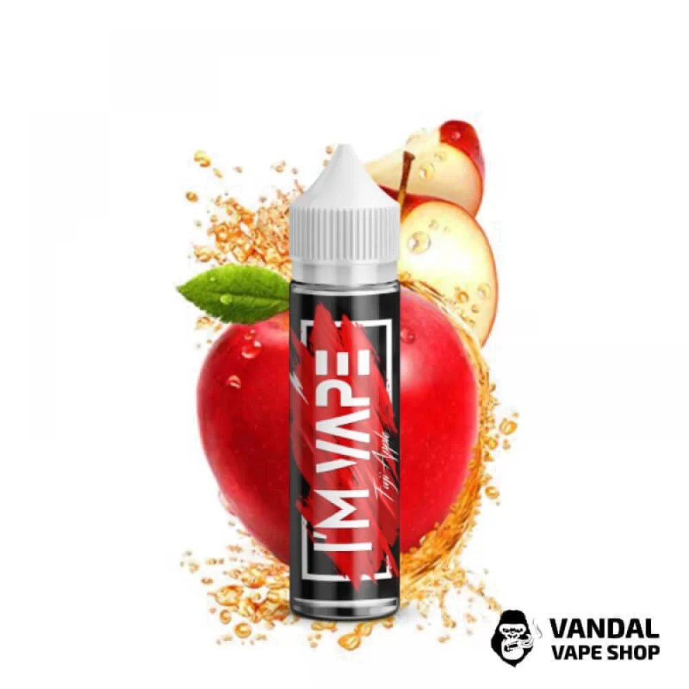 Жидкость I'М VAPE - Fuji Apple 60 мл 3 мг НА ОРГАНИЧЕСКОМ НИКОТИНЕ СО ВКУСОМ кисло-сладкого яблока