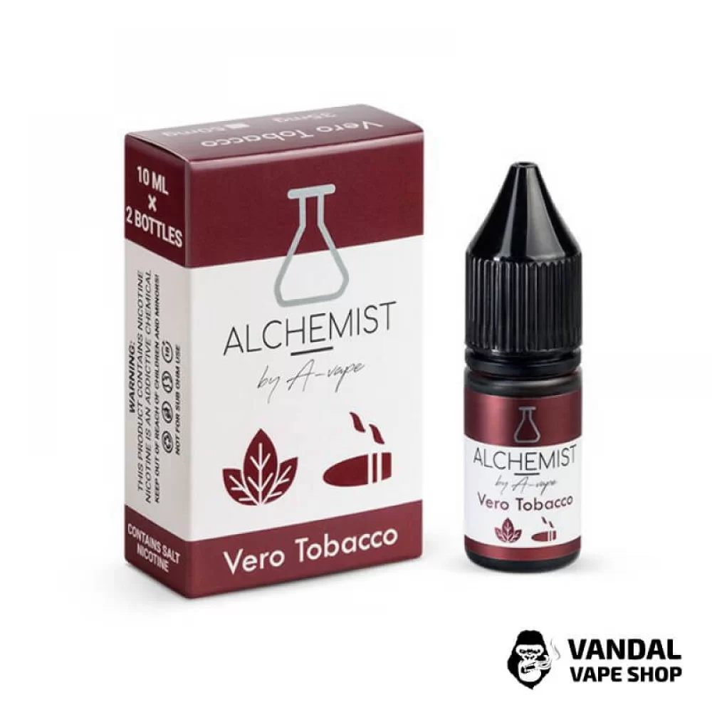 ЖИДКОСТЬ ALCHEMIST - Vero Tobacco 10 мл 35 мг НА СОЛЕВОМ НИКОТИНЕ СО ВКУСОМ табака ЖИДКОСТЬ ALCHEMIST - Vero Tobacco 10 мл 35 мг НА СОЛЕВОМ НИКОТИНЕ СО ВКУСОМ табака