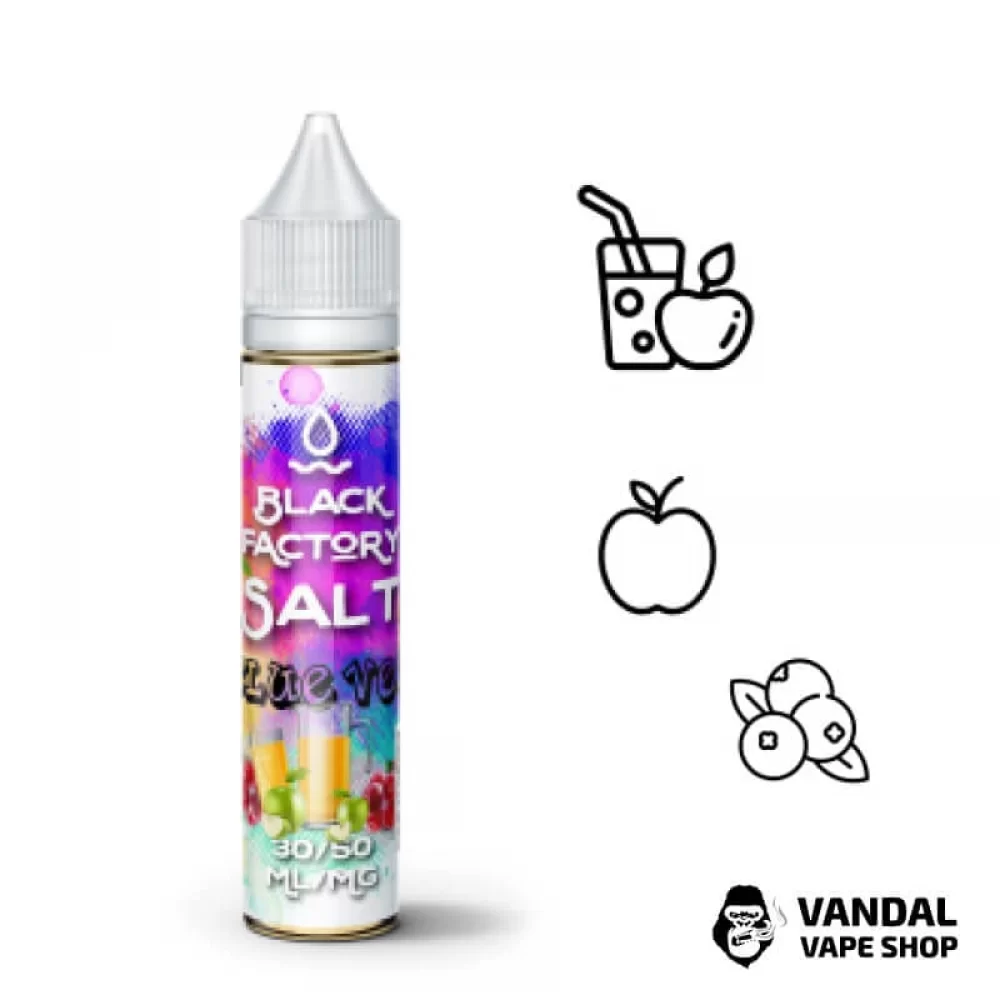 ЖИДКОСТЬ FANCY MONSTER (BLACK FACTORY) SALT - Blue Vail 30 МЛ 50 мг НА СОЛЕВОМ НИКОТИНЕ СО ВКУСОМ Яблучно - клюквенным соком ЖИДКОСТЬ FANCY MONSTER (BLACK FACTORY) SALT - Blue Vail 30 МЛ 50 мг НА СОЛЕВОМ НИКОТИНЕ СО ВКУСОМ Яблучно - клюквенным соком