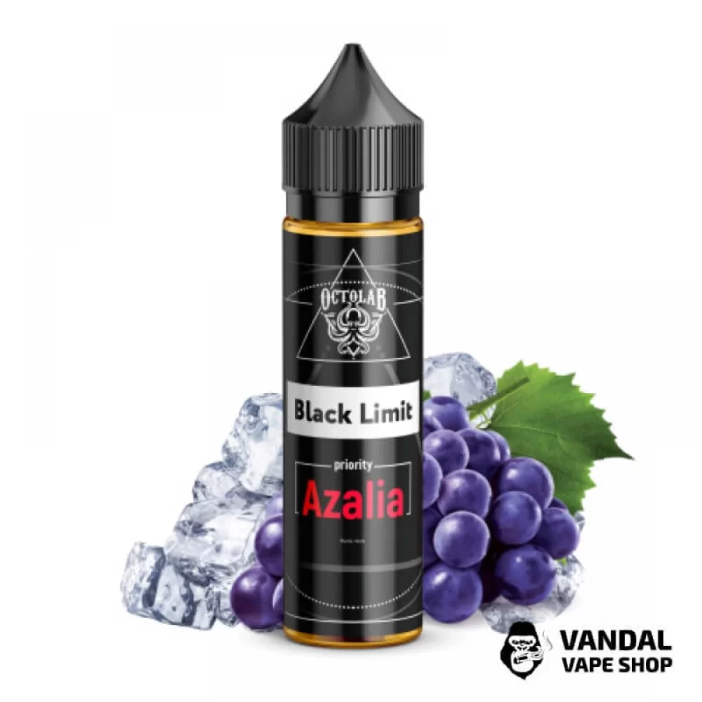 ЖИДКОСТЬ Black Limit - Azalia 60 мл 10 мг НА органическом НИКОТИНЕ СО ВКУСОМ сладкого синего винограда со льдом ЖИДКОСТЬ Black Limit - Azalia 60 мл 10 мг НА органическом НИКОТИНЕ СО ВКУСОМ сладкого синего винограда со льдом