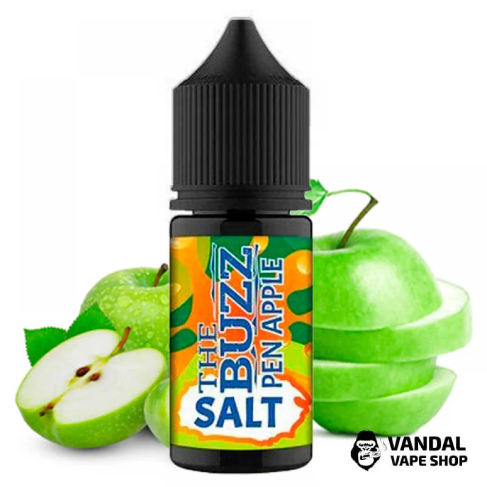 Рідина The Buzz Salt 30 мл НА СОЛьовому нікотині 50 мг зі смаком яблука