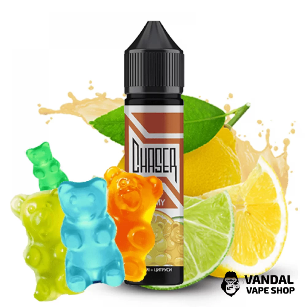 Жидкость Chaser Black Citrus Gummy 60 мл, 3 мг, на органическом никотине, со вкусом цитрусовых желейных мишек