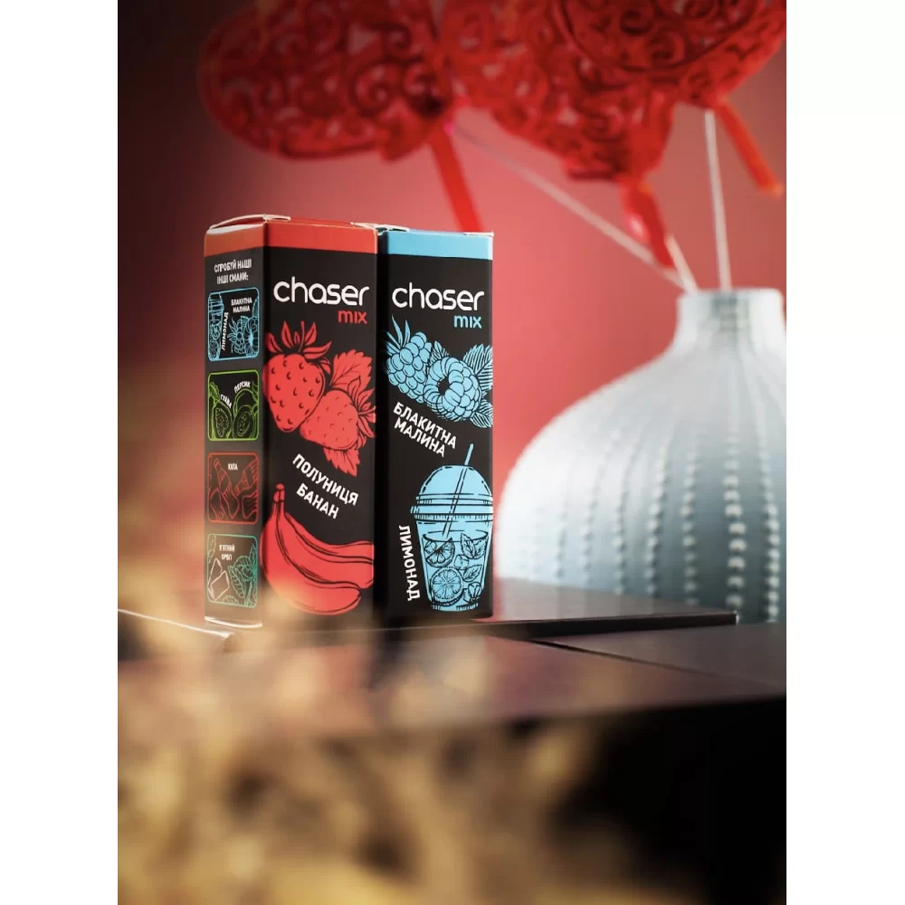 ЖИДКОСТЬ Chaser Mix SALT - 10 мл 60 мг НА СОЛЕВОМ НИКОТИНЕ СО ВКУСОМ Голубой малины и Лимонада
