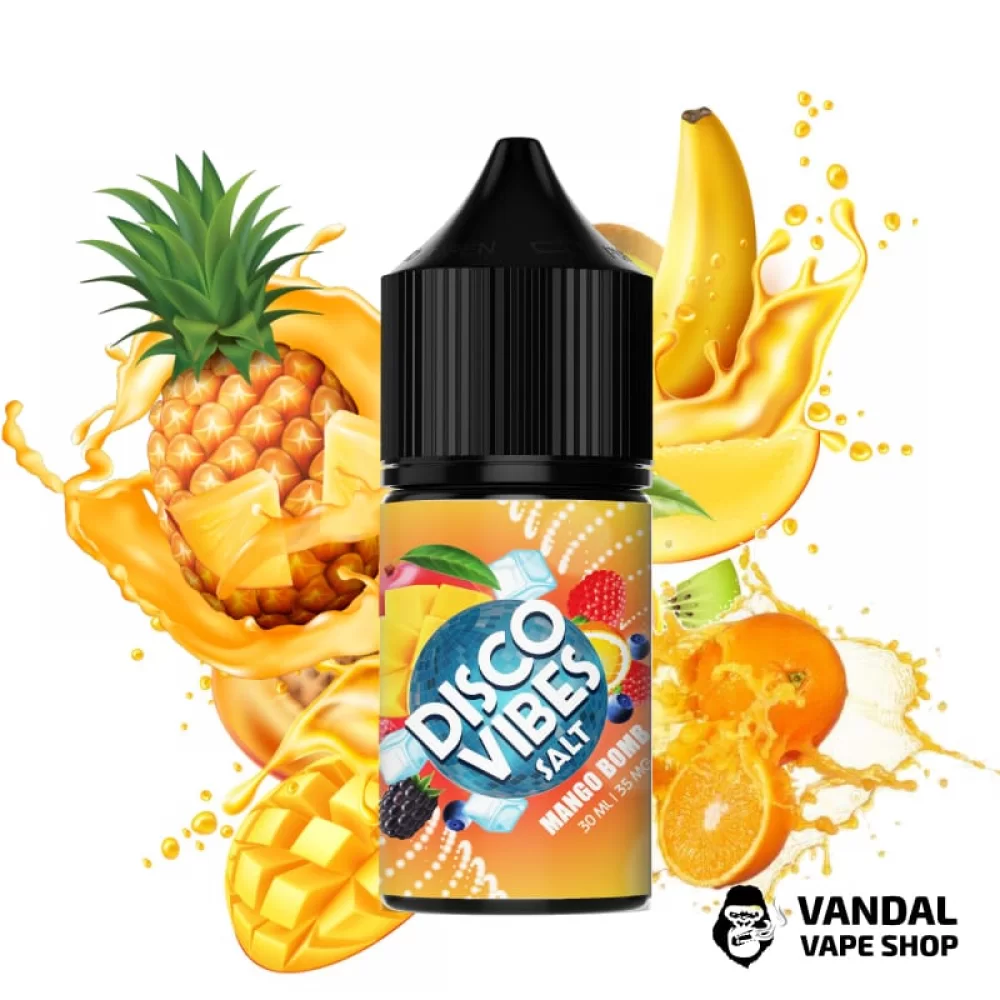 Disco Vibes - Mango Bomb 30 мл 35 мг Disco Vibes - Mango Bomb 30 мл 35 мг