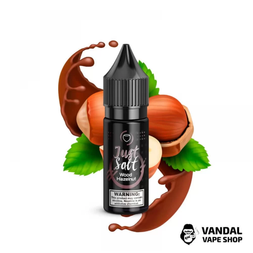 ЖИДКОСТЬ JUST SALT - Wood Hazelnut 15 мл 25 мг НА СОЛЕВОМ НИКОТИНЕ СО ВКУСОМ фундука ЖИДКОСТЬ JUST SALT - Wood Hazelnut 15 мл 25 мг НА СОЛЕВОМ НИКОТИНЕ СО ВКУСОМ фундука