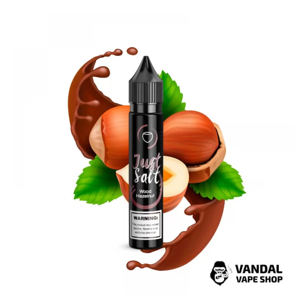 ЖИДКОСТЬ JUST SALT - Wood Hazelnut 30 мл 25 мг НА СОЛЕВОМ НИКОТИНЕ СО ВКУСОМ фундука