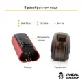 Justfog Minifit Starter Kit (Original) - M Black Pattern в чорному кольорі з малюнком