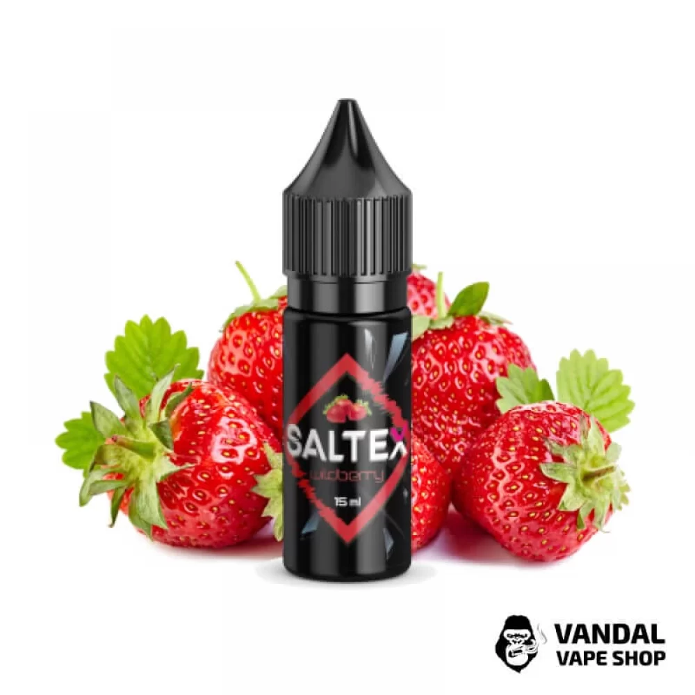 Жидкость Saltex 15 мл 25 мг на солевом никотине со вкусом земляники и клубники Жидкость Saltex 15 мл 25 мг на солевом никотине со вкусом земляники и клубники