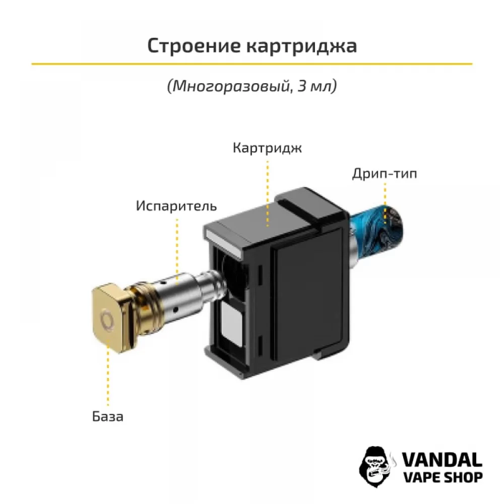 Стартовий набір Smoant Pasito Rebuildable Pod Kit