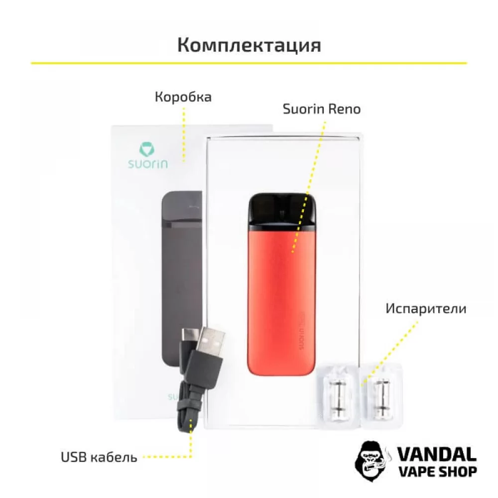 Suorin Reno Pod Kit (Original) Silver