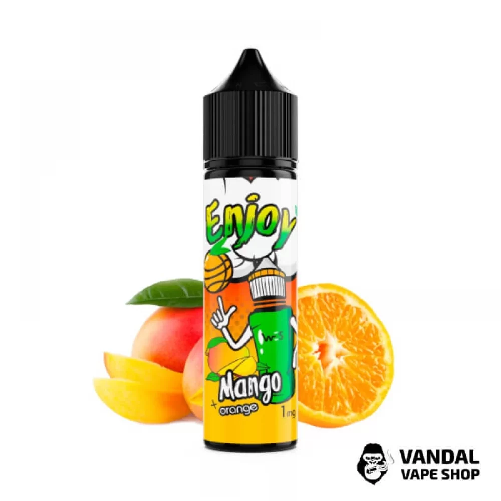 Жидкость WES Split - Enjoy 60 мл 1 мг НА ОРГАНИЧЕСКОМ НИКОТИНЕ СО ВКУСОМ манго и апельсина Жидкость WES Split - Enjoy 60 мл 1 мг НА ОРГАНИЧЕСКОМ НИКОТИНЕ СО ВКУСОМ манго и апельсина