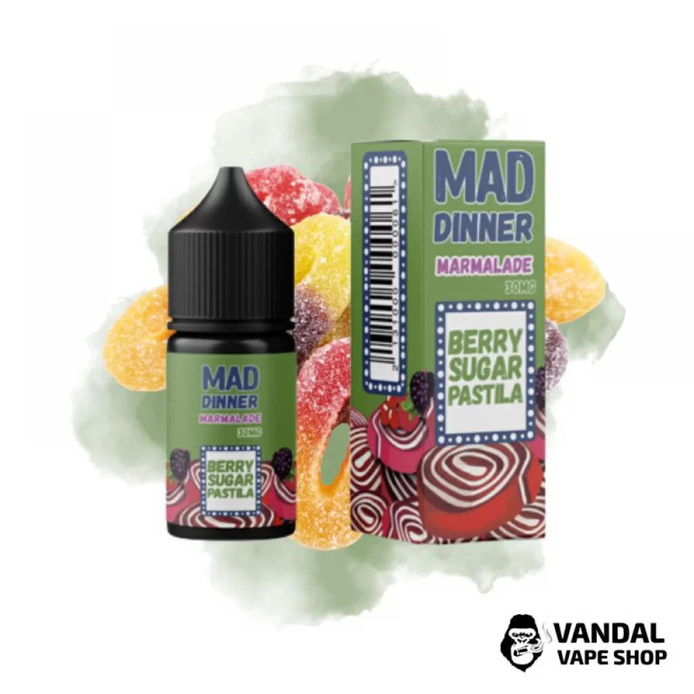 Mad Dinner 30 мл НА СОЛЕВОМ НИКОТИНЕ 65 мг со вкусом мармелада