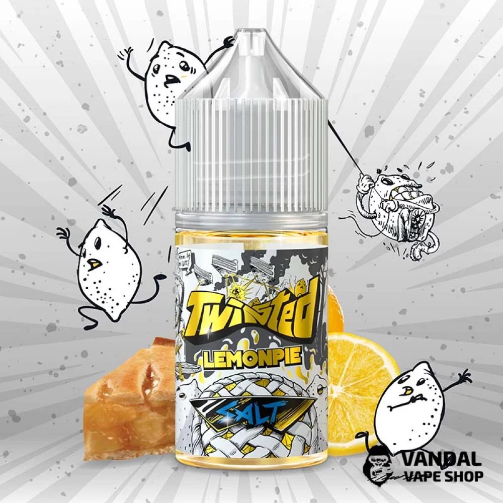 ЖИДКОСТЬ Twisted Salt - 30 мл НА СОЛЕВОМ НИКОТИНЕ 50 мг со вкусом лимонного пирога