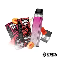 Набор M 2.0: Xros 3 mini Rose Pink + Картридж XROS Mini 1.0 Ом + HARD VANDAL 2.0 10 мл Nectar Tea 50 мг + Watermelon Smoothie 10 мл 50 мг + Стикерпак