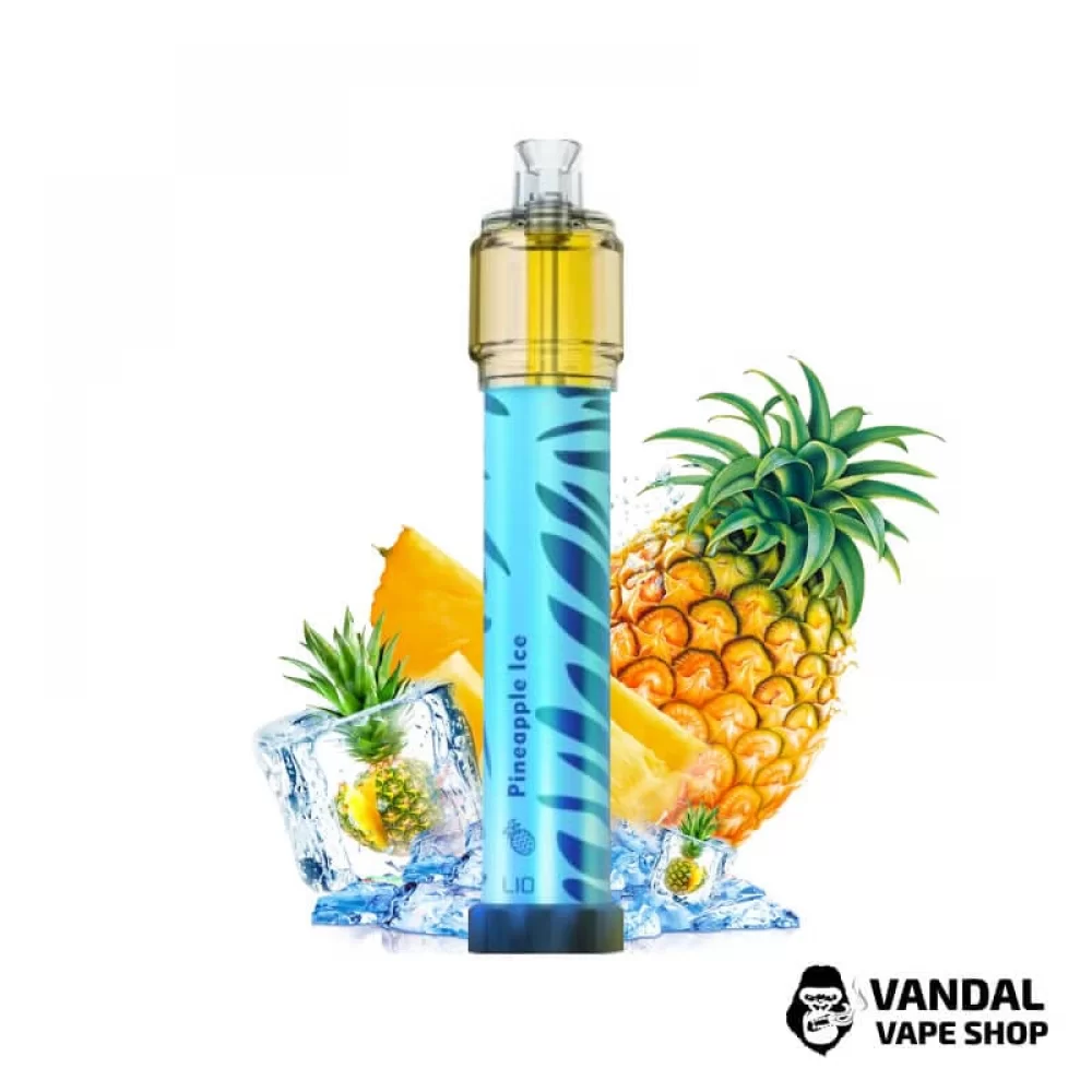 LIO Bee Lit Disposable Pod Kit 1300mAh Pineapple Ice 5% Одноразовая Pod система на 2500 затяжек со вкусом ананаса с холодком