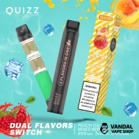 Quizz NICPEN 1800 2 в 1 Peach Ice - Mixed Berries 50 мг 900 мАг