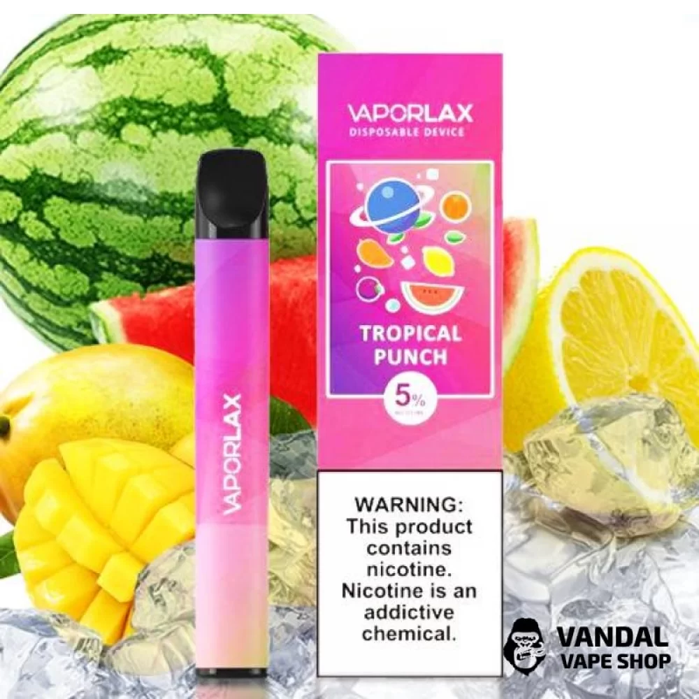 Одноразовая POD-система VAPORLAX на 800 затяжек со вкусом тропических фруктов 