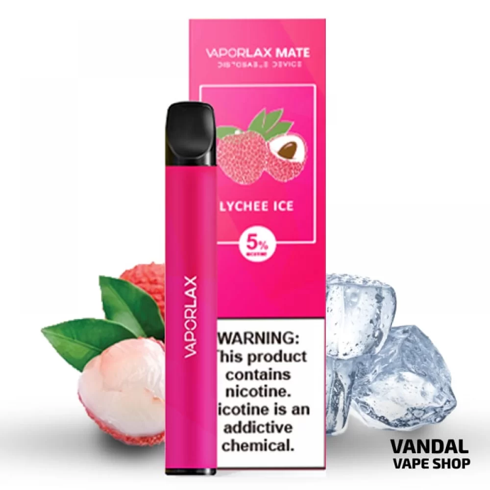 Одноразова POD-система VAPORLAX на 800 затяжок зі смаком лічі Одноразова POD-система VAPORLAX на 800 затяжок зі смаком лічі