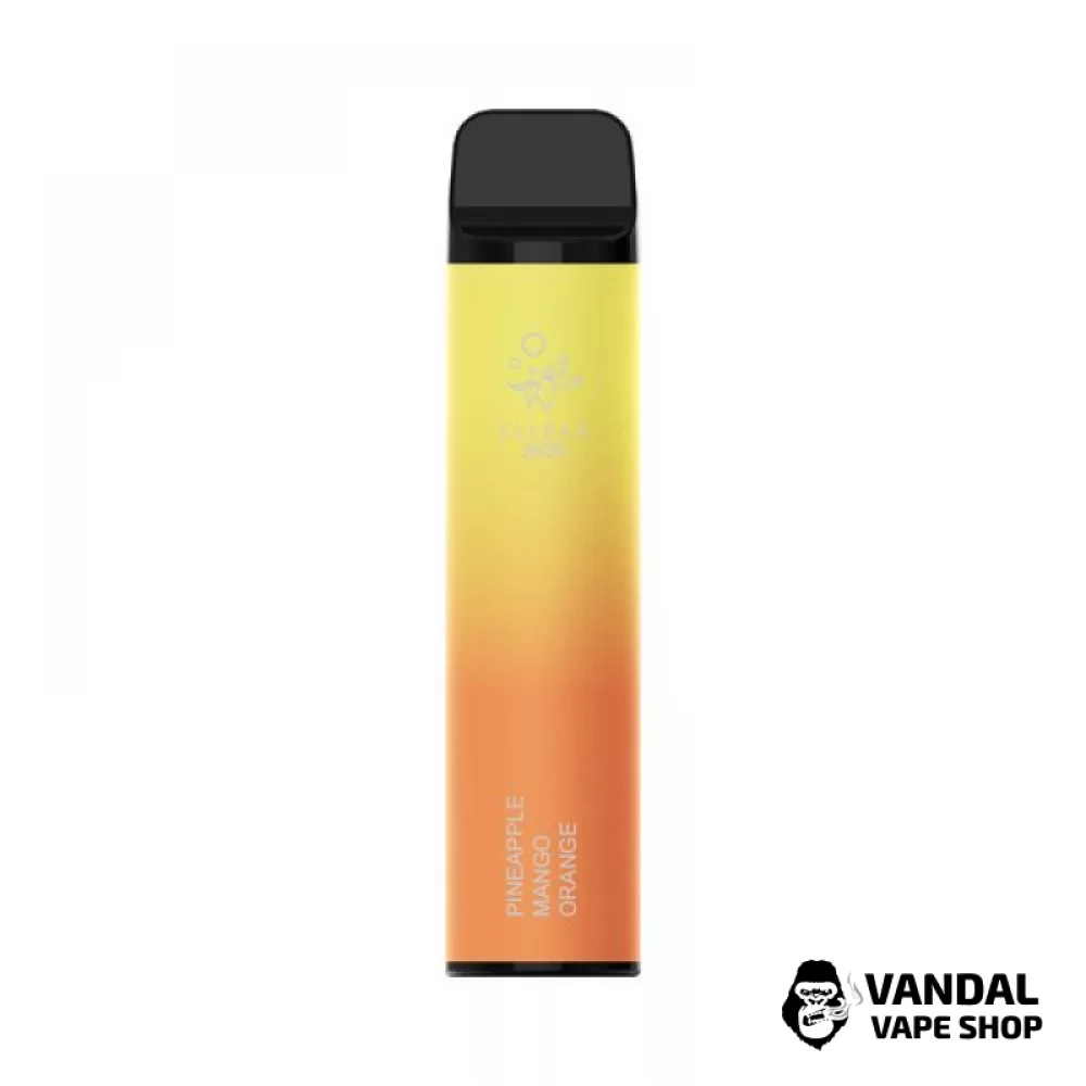 Одноразовый перезаряжаемый Pod Elf Bar 650 мАч на 3600 затяжек со вкусом ананаса, манго и апельсина