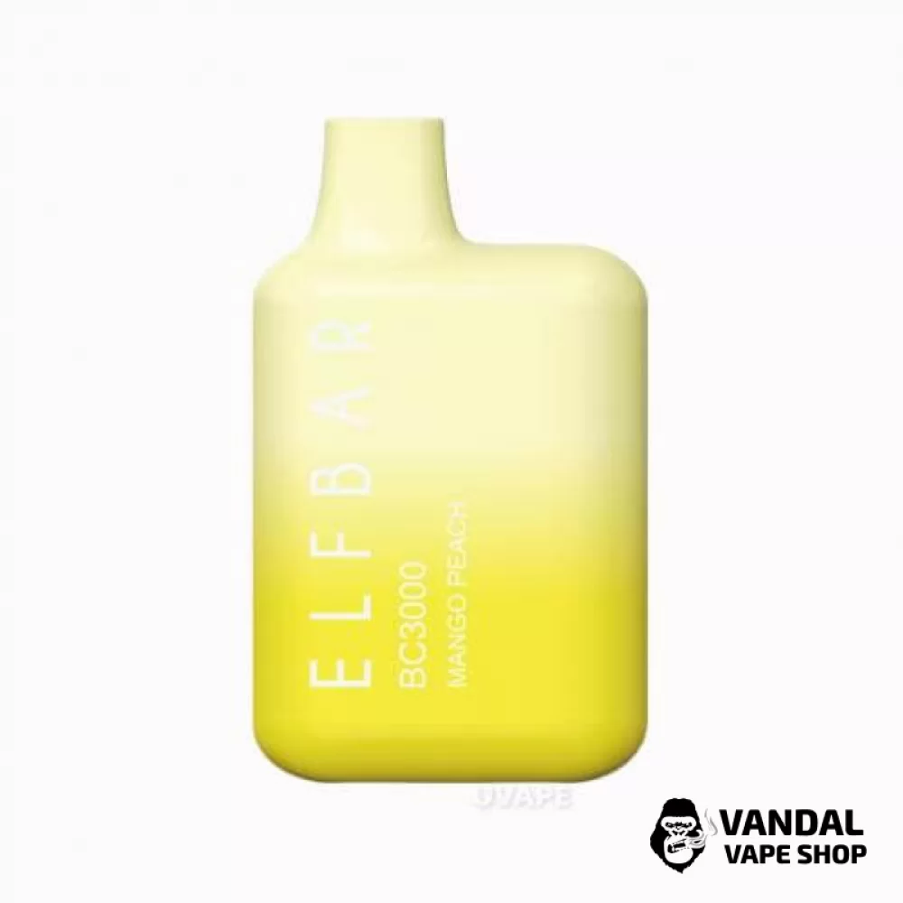 Одноразовый Pod Elf Bar BC3000 Disposable Device 650mAh 5% на 3000 затяжек со вкусом манго и персика