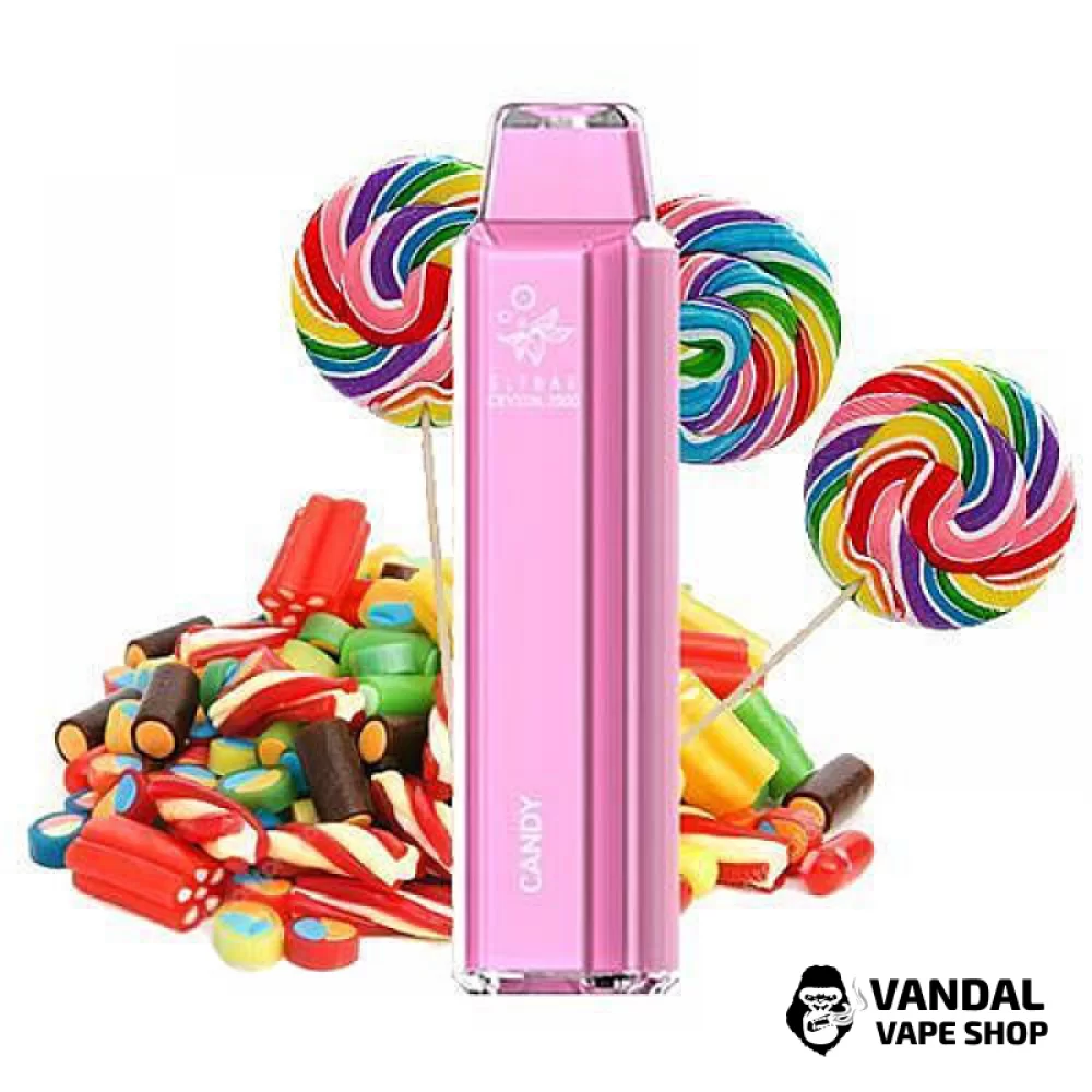 Одноразовый Pod Elf Bar Crystal 2500 на 2500 затяжек со вкусом конфет