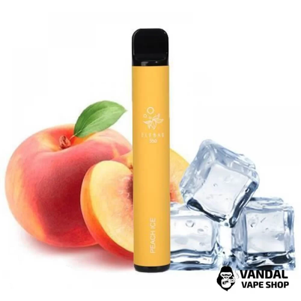 Одноразовая Pod-Система Elf Bar 550 Disposable Pod Device 50 мг (Peach Ice) со вкусом Персика