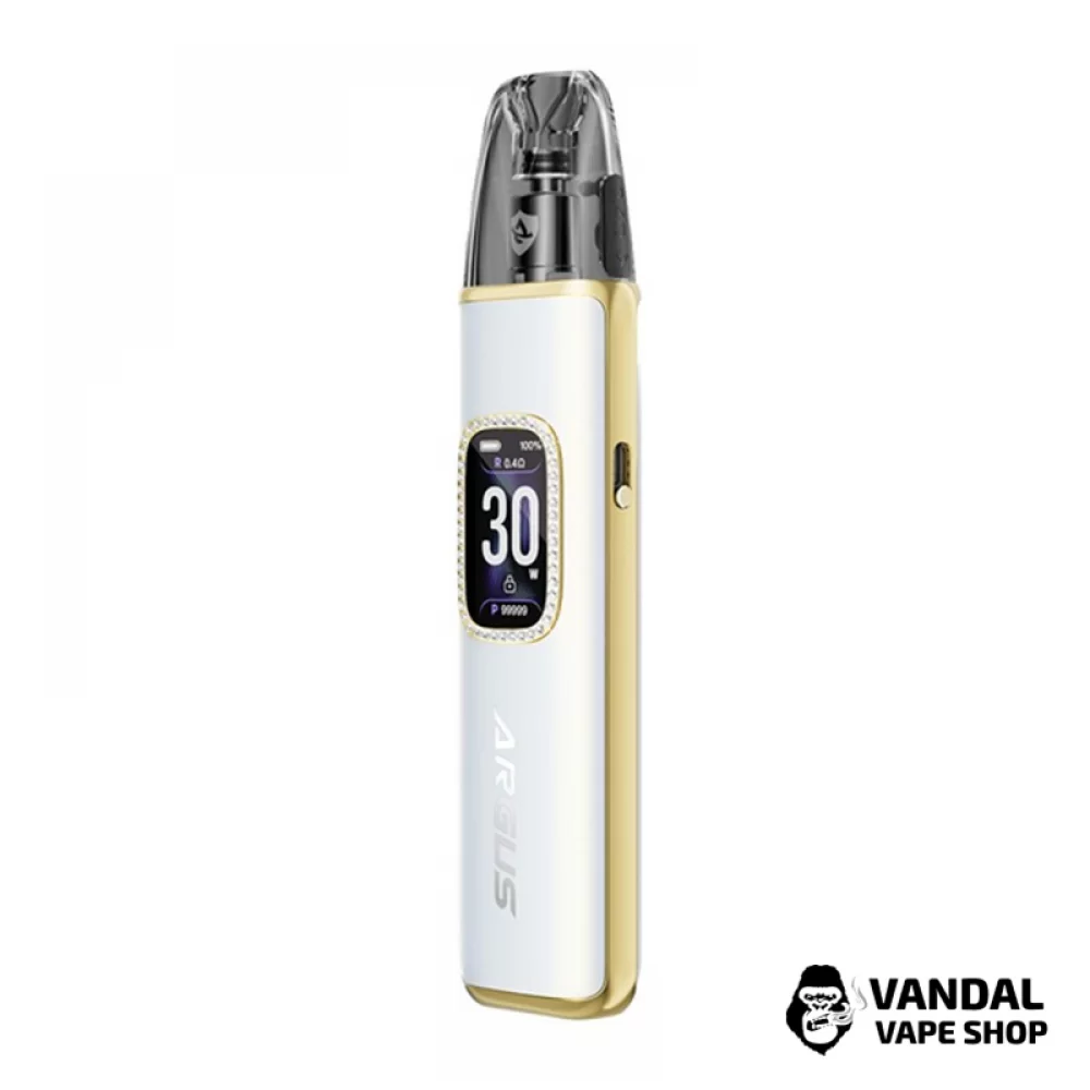 Pod-система VooPoo Argus G3 в бело-золотом цвете