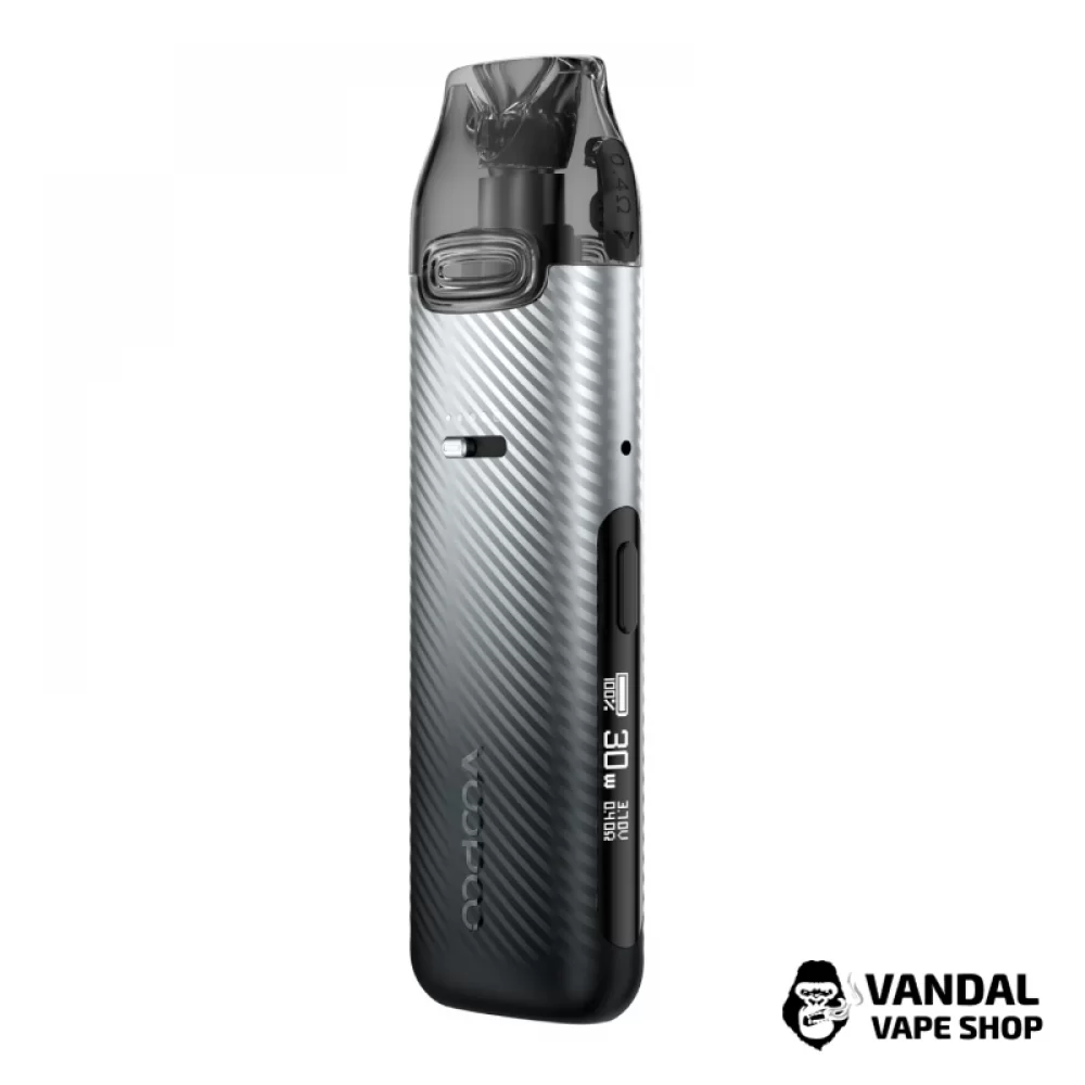 Pod-система VooPoo VMATE PRO Pod Kit в серебряно-черном градиенте Pod-система VooPoo VMATE PRO Pod Kit в серебряно-черном градиенте