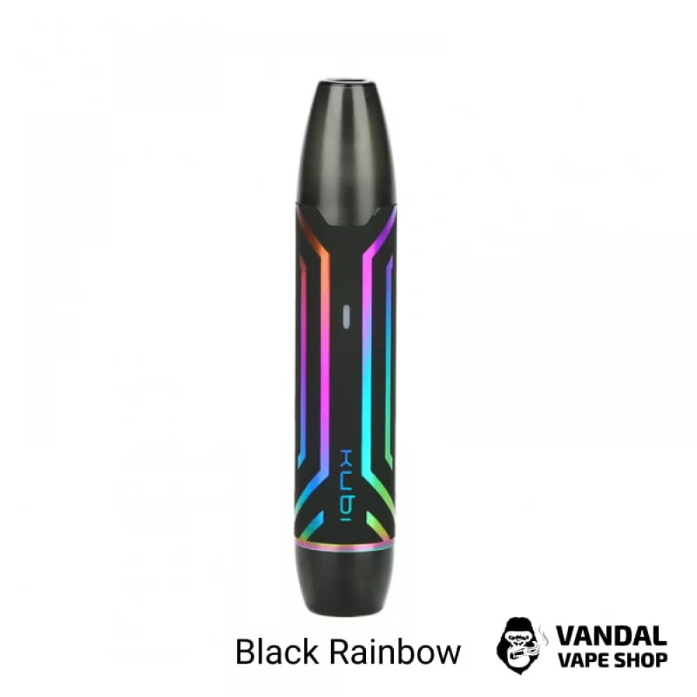Оригинальная Pod-система Hotcig Kubi Refillable Pod Kit в черно-радужной расцветке Оригинальная Pod-система Hotcig Kubi Refillable Pod Kit в черно-радужной расцветке