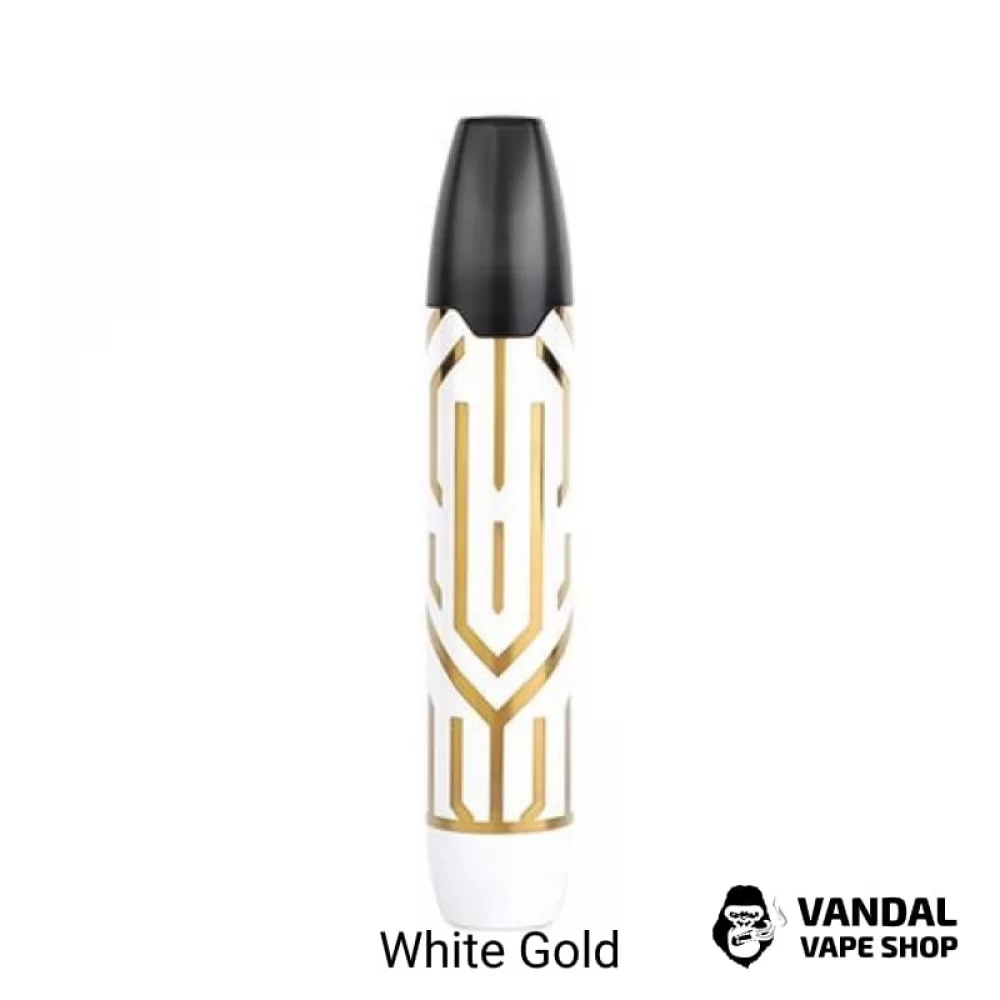 Оригинальная Pod-система Hotcig Kubi Refillable Pod Kit в бело-золотой расцветке Оригинальная Pod-система Hotcig Kubi Refillable Pod Kit в бело-золотой расцветке